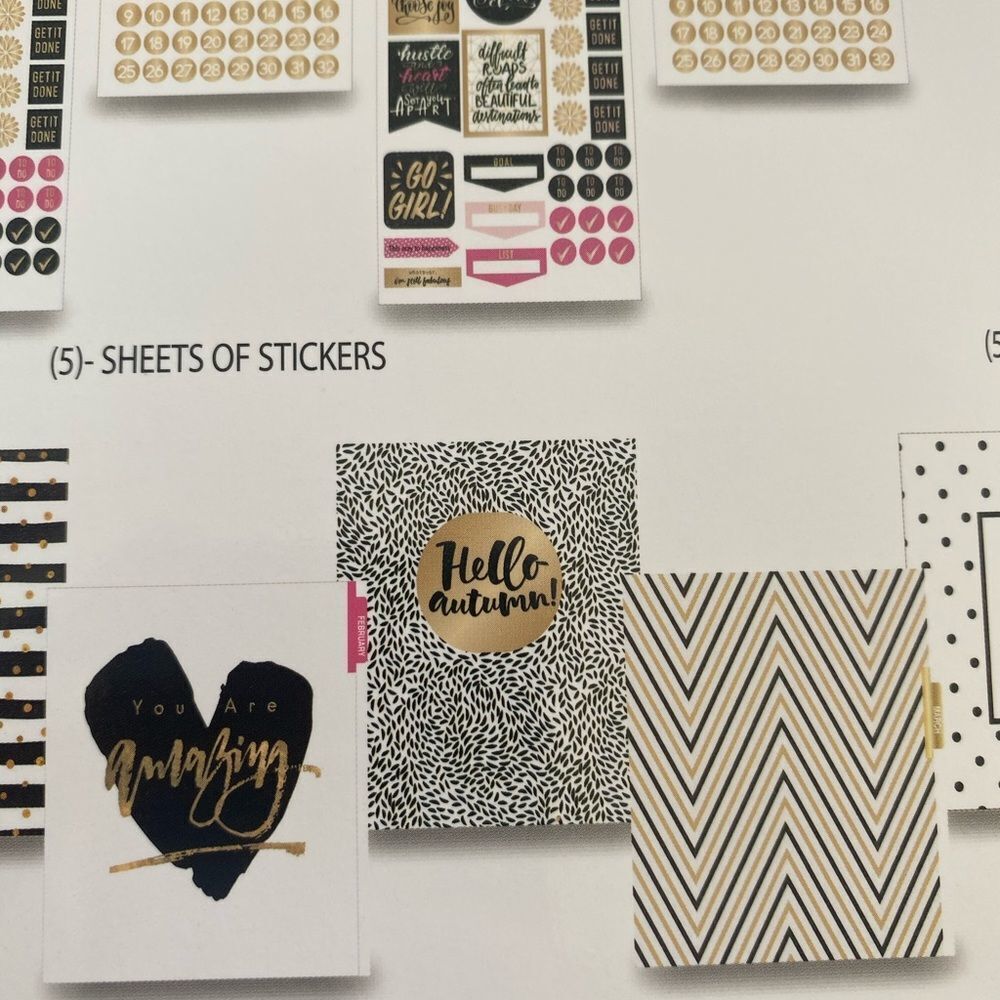 ✨🌸📆 ADORABLE 12 month planner kit✨ You go girl!✨ - Picture 8 of 12